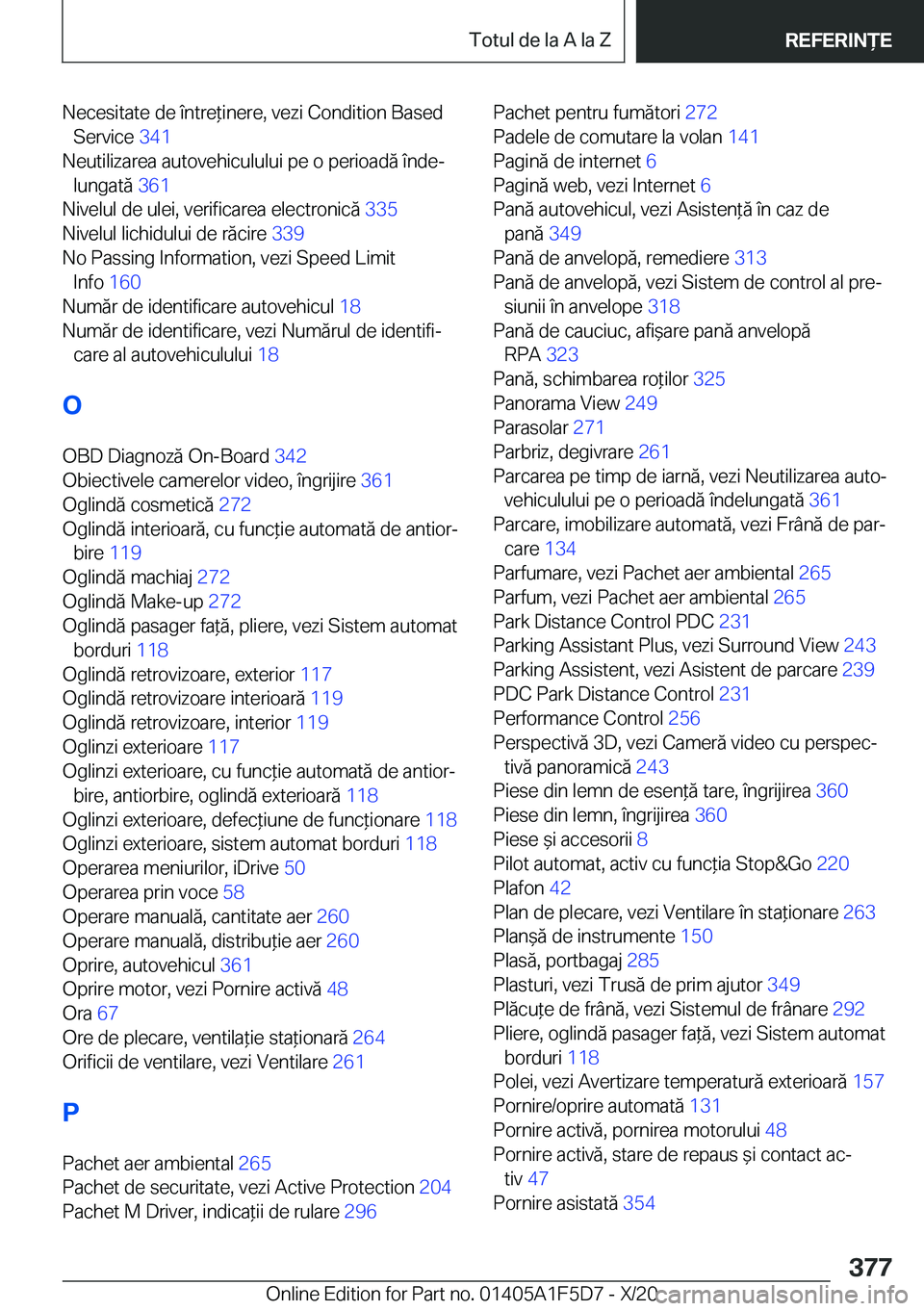 BMW X4 M 2021  Ghiduri De Utilizare (in Romanian) �N�e�c�e�s�i�t�a�t�e��d�e��