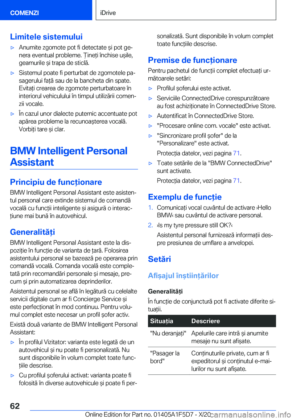 BMW X4 M 2021  Ghiduri De Utilizare (in Romanian) �L�i�m�i�t�e�l�e��s�i�s�t�e�m�u�l�u�i'x�A�n�u�m�i�t�e��z�g�o�m�o�t�e��p�o�t��f�i��d�e�t�e�c�t�a�t�e�&�i��p�o�t��g�ej�n�e�r�a��e�v�e�n�t�u�a�l��p�r�o�b�l�e�m�e�.�)�i�n�e*�i��