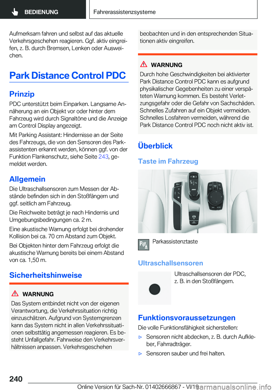 BMW X4 M 2020  Betriebsanleitungen (in German) �A�u�f�m�e�r�k�s�a�m��f�a�h�r�e�n��u�n�d��s�e�l�b�s�t��a�u�f��d�a�s��a�k�t�u�e�l�l�e�V�e�r�k�e�h�r�s�g�e�s�c�h�e�h�e�n��r�e�a�g�i�e�r�e�n�.��G�g�f�.��a�k�t�i�v��e�i�n�g�r�e�ij
�f�e�n�,��z�