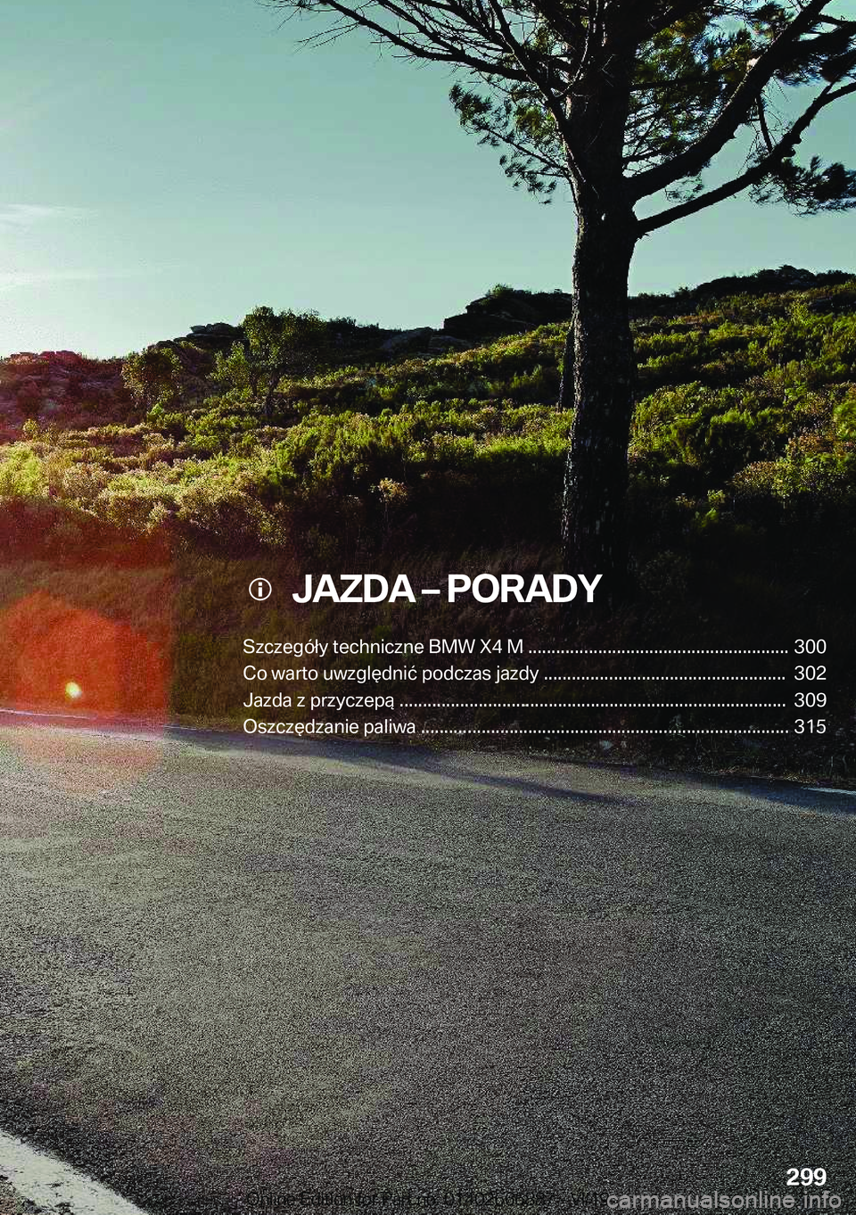 BMW X4 M 2020  Instrukcja obsługi (in Polish) ���J�A�Z�D�A�m��P�O�R�A�D�Y
�S�z�c�z�e�g�