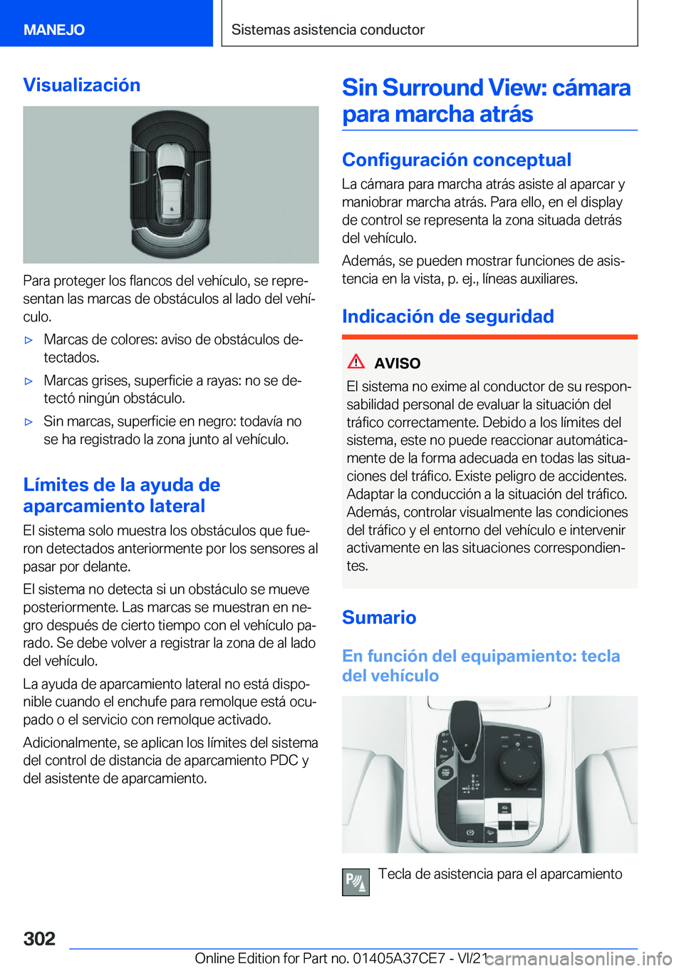 BMW X5 2022  Manuales de Empleo (in Spanish) �V�i�s�u�a�l�i�z�a�c�i�