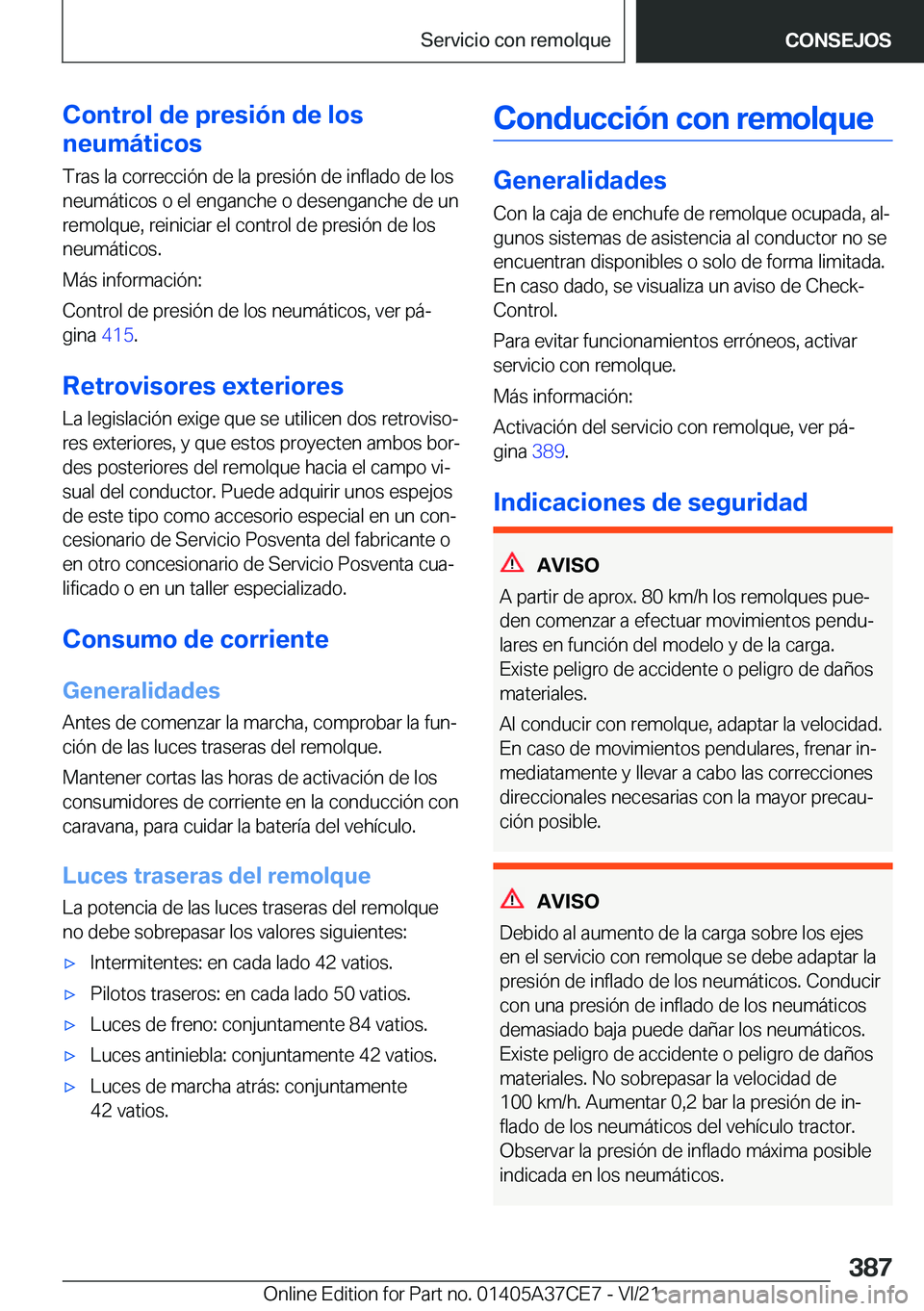 BMW X5 2022  Manuales de Empleo (in Spanish) �C�o�n�t�r�o�l��d�e��p�r�e�s�i�