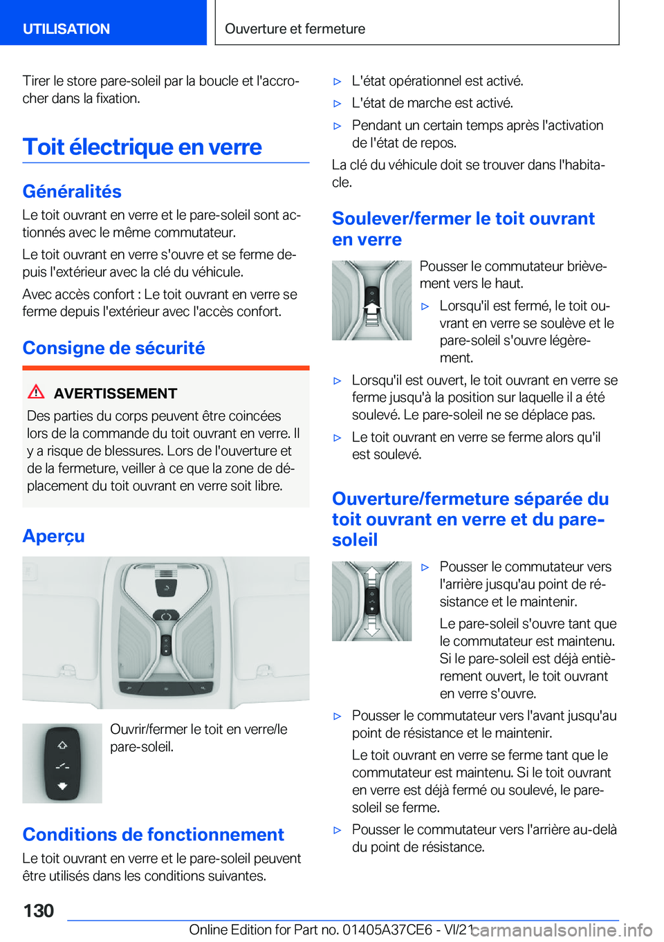 BMW X5 2022  Notices Demploi (in French) �T�i�r�e�r��l�e��s�t�o�r�e��p�a�r�e�-�s�o�l�e�i�l��p�a�r��l�a��b�o�u�c�l�e��e�t��l�'�a�c�c�r�oj
�c�h�e�r��d�a�n�s��l�a��f�i�x�a�t�i�o�n�.
�T�o�i�t��é�l�e�c�t�r�i�q�u�e��e�n��v�e�r�