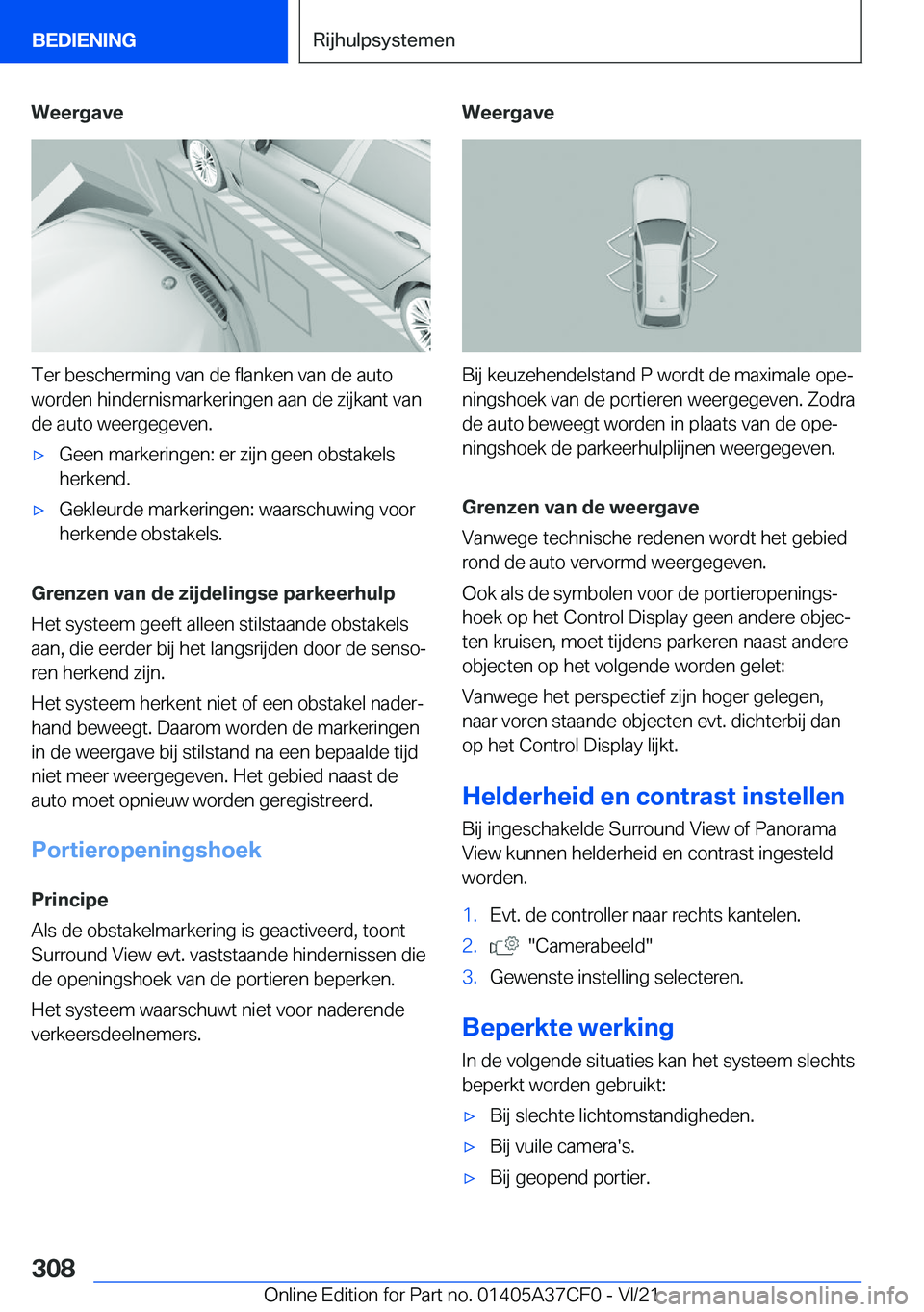 BMW X5 2022  Instructieboekjes (in Dutch) �W�e�e�r�g�a�v�e
�T�e�r��b�e�s�c�h�e�r�m�i�n�g��v�a�n��d�e��f�l�a�n�k�e�n��v�a�n��d�e��a�u�t�o�w�o�r�d�e�n��h�i�n�d�e�r�n�i�s�m�a�r�k�e�r�i�n�g�e�n��a�a�n��d�e��z�i�j�k�a�n�t��v�a�n
�d�e�