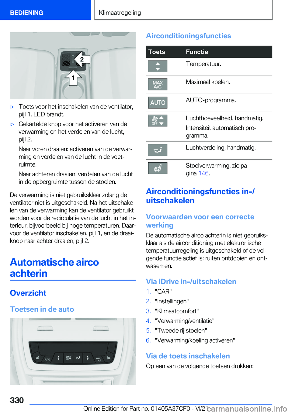 BMW X5 2022  Instructieboekjes (in Dutch) 'x�T�o�e�t�s��v�o�o�r��h�e�t��i�n�s�c�h�a�k�e�l�e�n��v�a�n��d�e��v�e�n�t�i�l�a�t�o�r�,
�p�i�j�l��1�.��L�E�D��b�r�a�n�d�t�.'x�G�e�k�a�r�t�e�l�d�e��k�n�o�p��v�o�o�r��h�e�t��a�c�t�i�