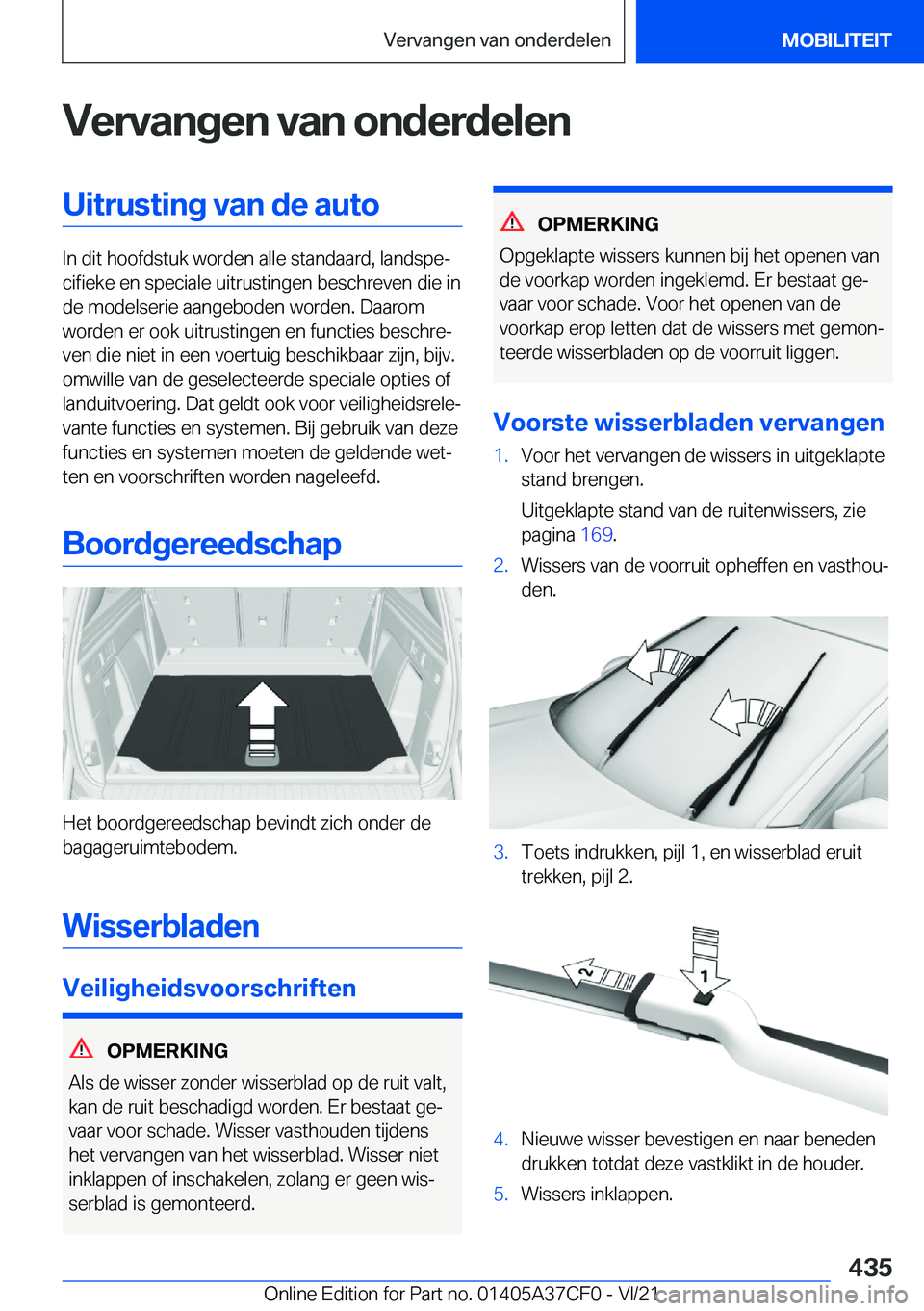 BMW X5 2022  Instructieboekjes (in Dutch) �V�e�r�v�a�n�g�e�n��v�a�n��o�n�d�e�r�d�e�l�e�n�U�i�t�r�u�s�t�i�n�g��v�a�n��d�e��a�u�t�o
�I�n��d�i�t��h�o�o�f�d�s�t�u�k��w�o�r�d�e�n��a�l�l�e��s�t�a�n�d�a�a�r�d�,��l�a�n�d�s�p�ej�c�i�f�i�e�