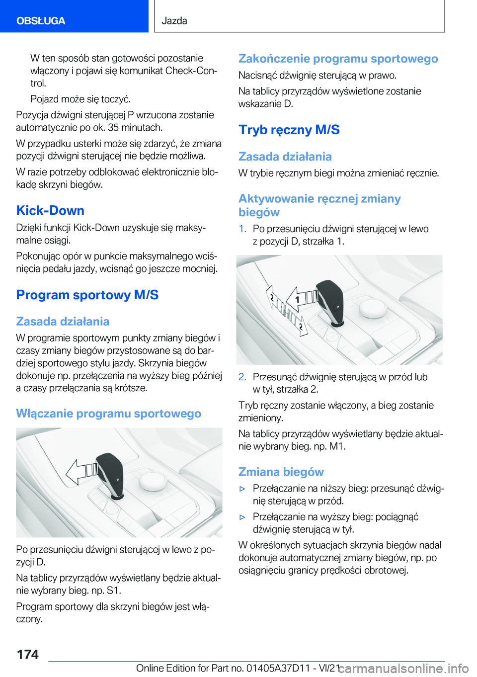 BMW X5 2022  Instrukcja obsługi (in Polish) �W��t�e�n��s�p�o�s�