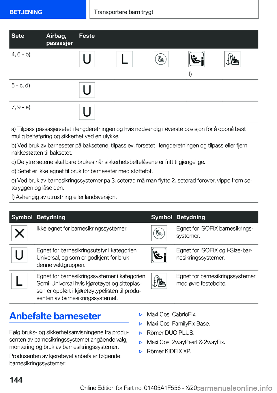 BMW X5 2021  InstruksjonsbØker (in Norwegian) �S�e�t�e�A�i�r�b�a�g�,
�p�a�s�s�a�s�j�e�r�F�e�s�t�e�4�,��6��-��b�)
�f�)
�5��-��c�,��d�)�7�,��9��-��e�)�a�)��T�i�l�p�a�s�s��p�a�s�s�a�s�j�e�r�s�e�t�e�t��i��l�e�n�g�d�e�r�e�t�n�i�n�g�e�n��