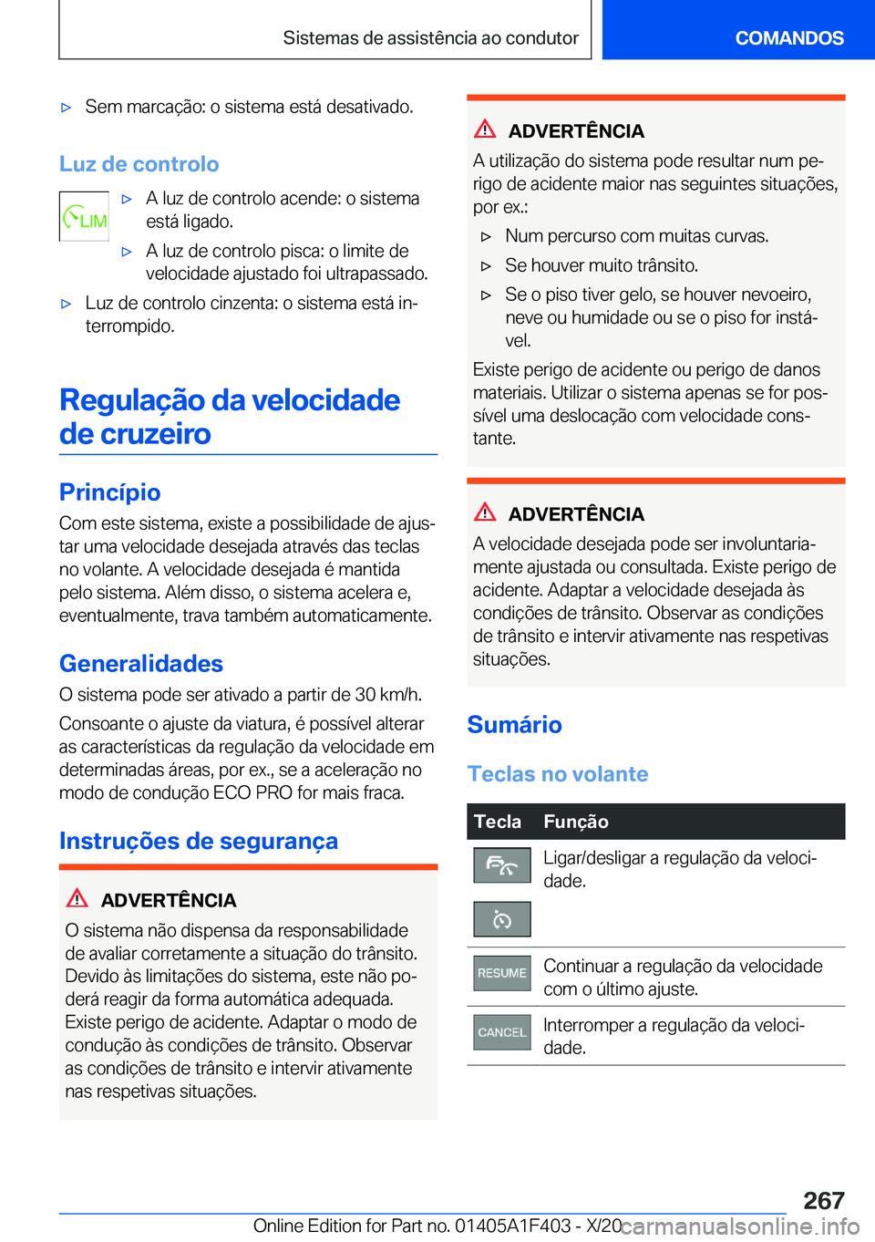 BMW X5 2021  Manual do condutor (in Portuguese) x�S�e�m��m�a�r�c�a�