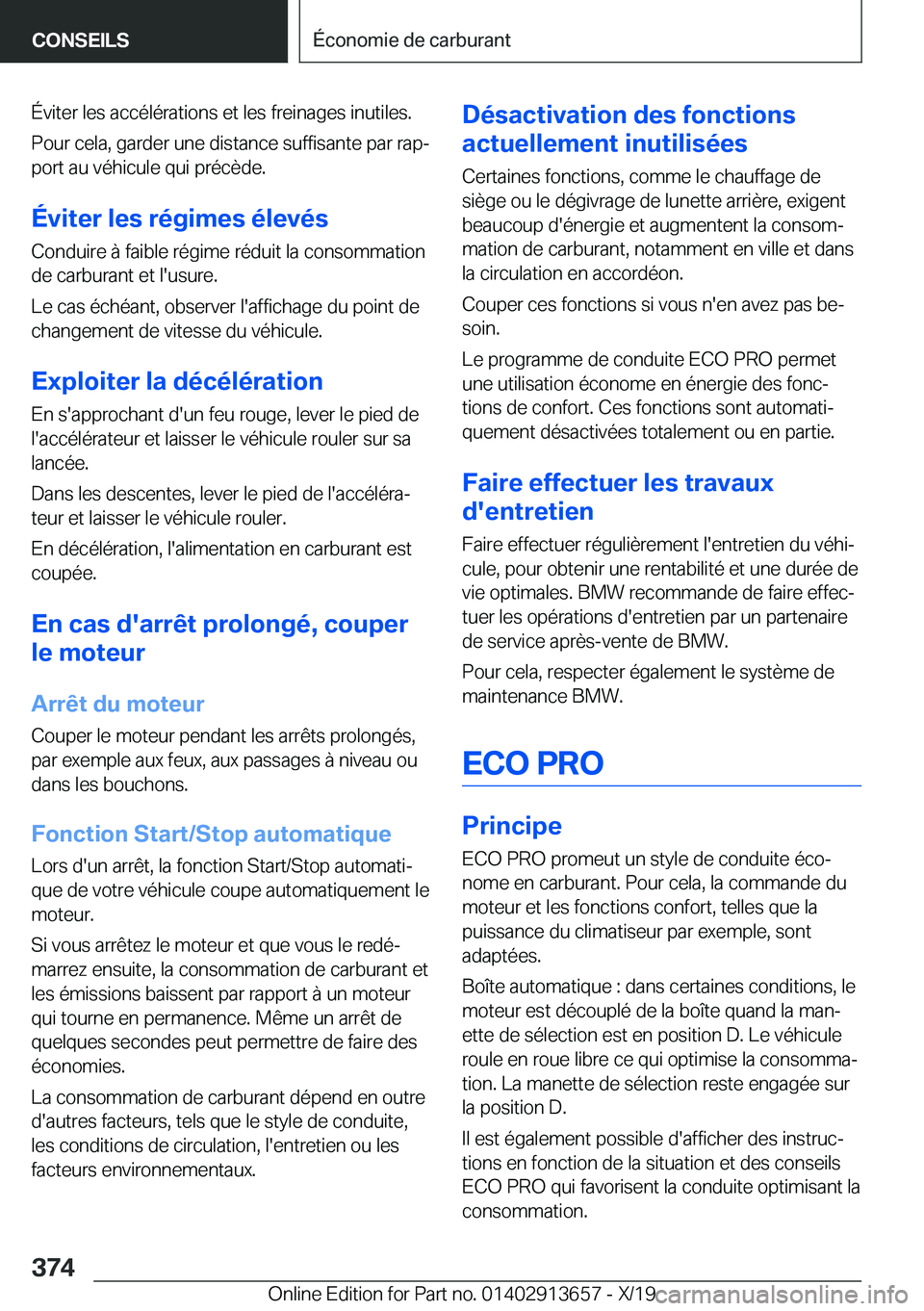 BMW X5 2020  Notices Demploi (in French) �