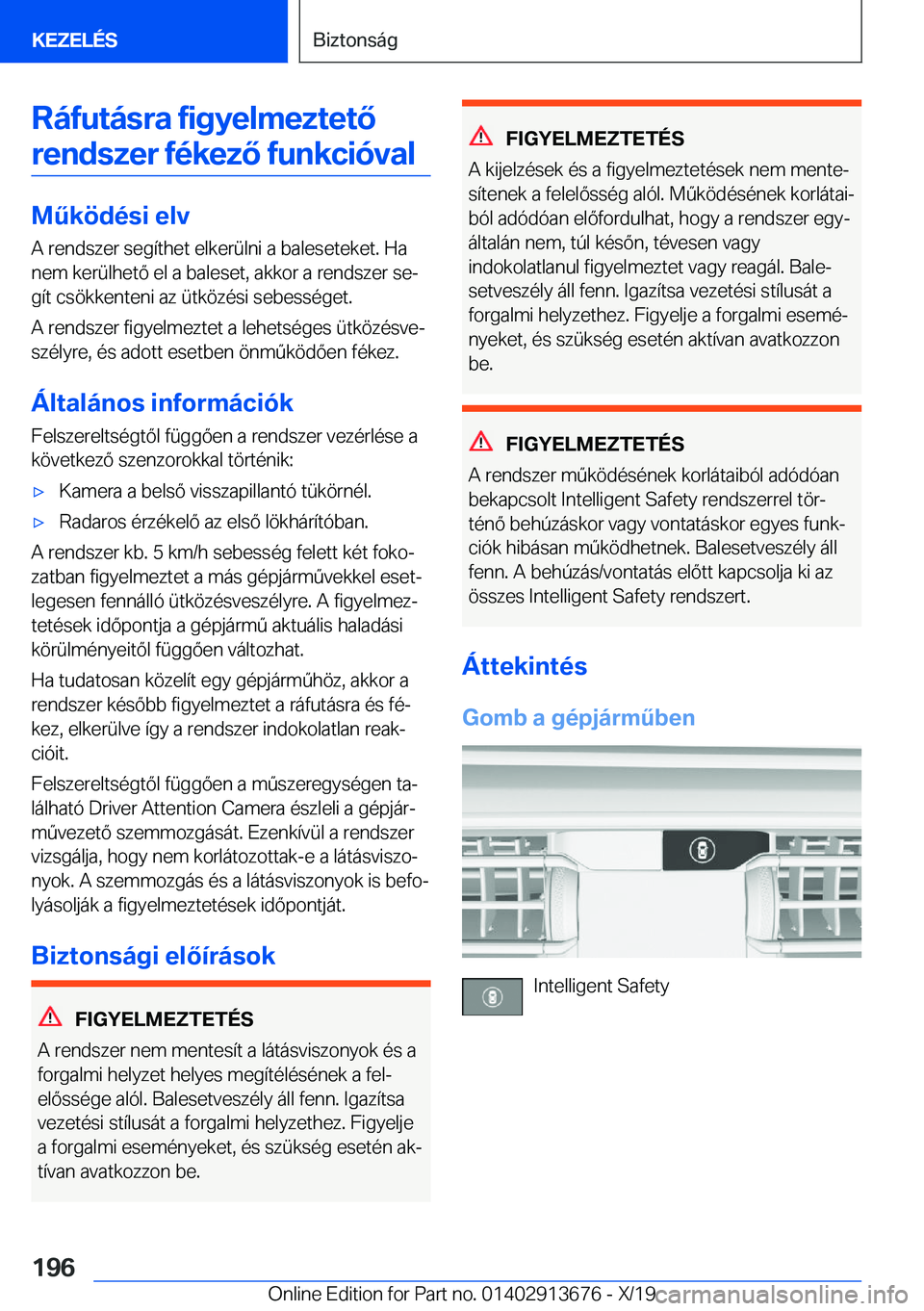 BMW X5 2020  Kezelési útmutató (in Hungarian) �R�