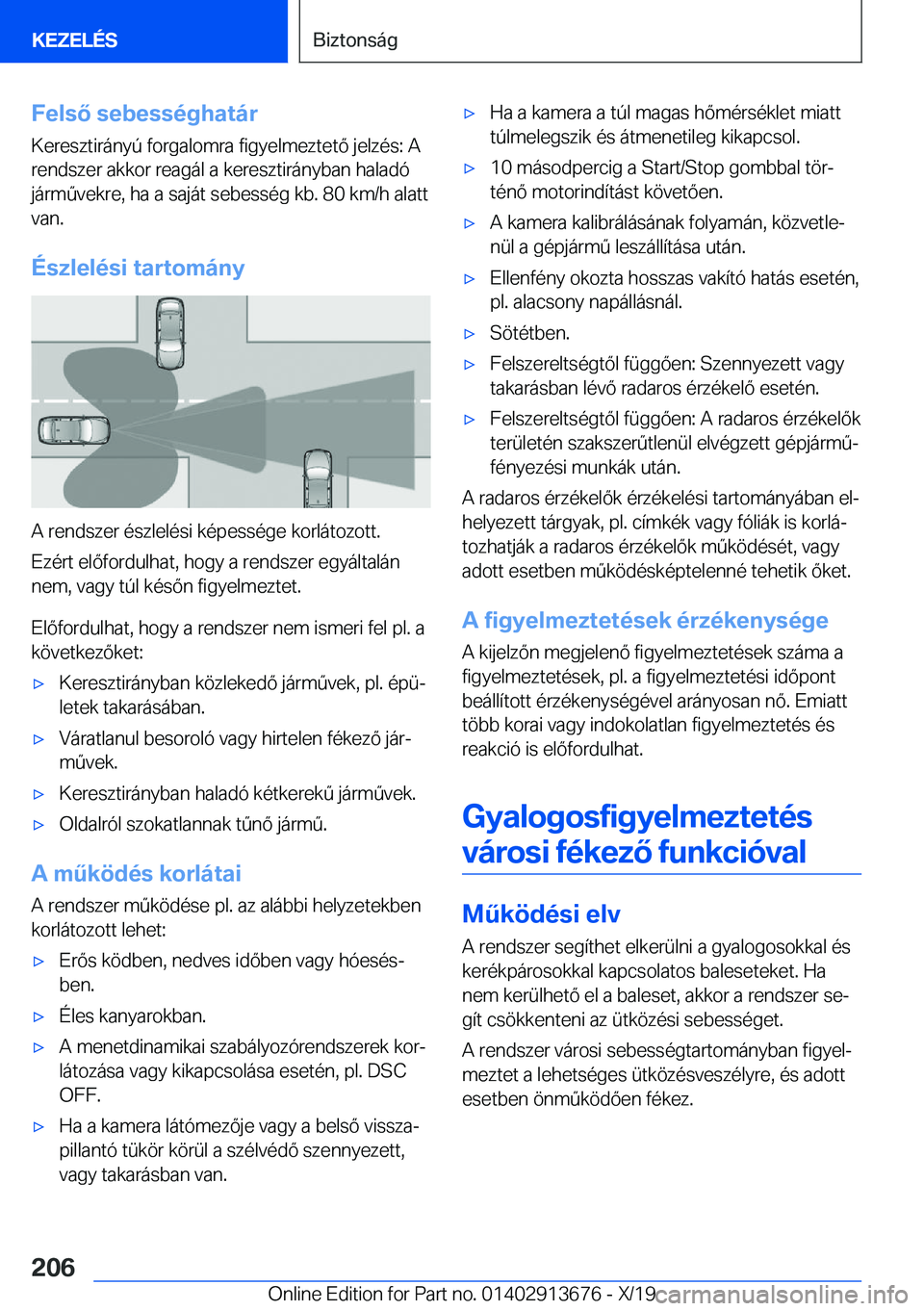 BMW X5 2020  Kezelési útmutató (in Hungarian) �F�e�l�s�