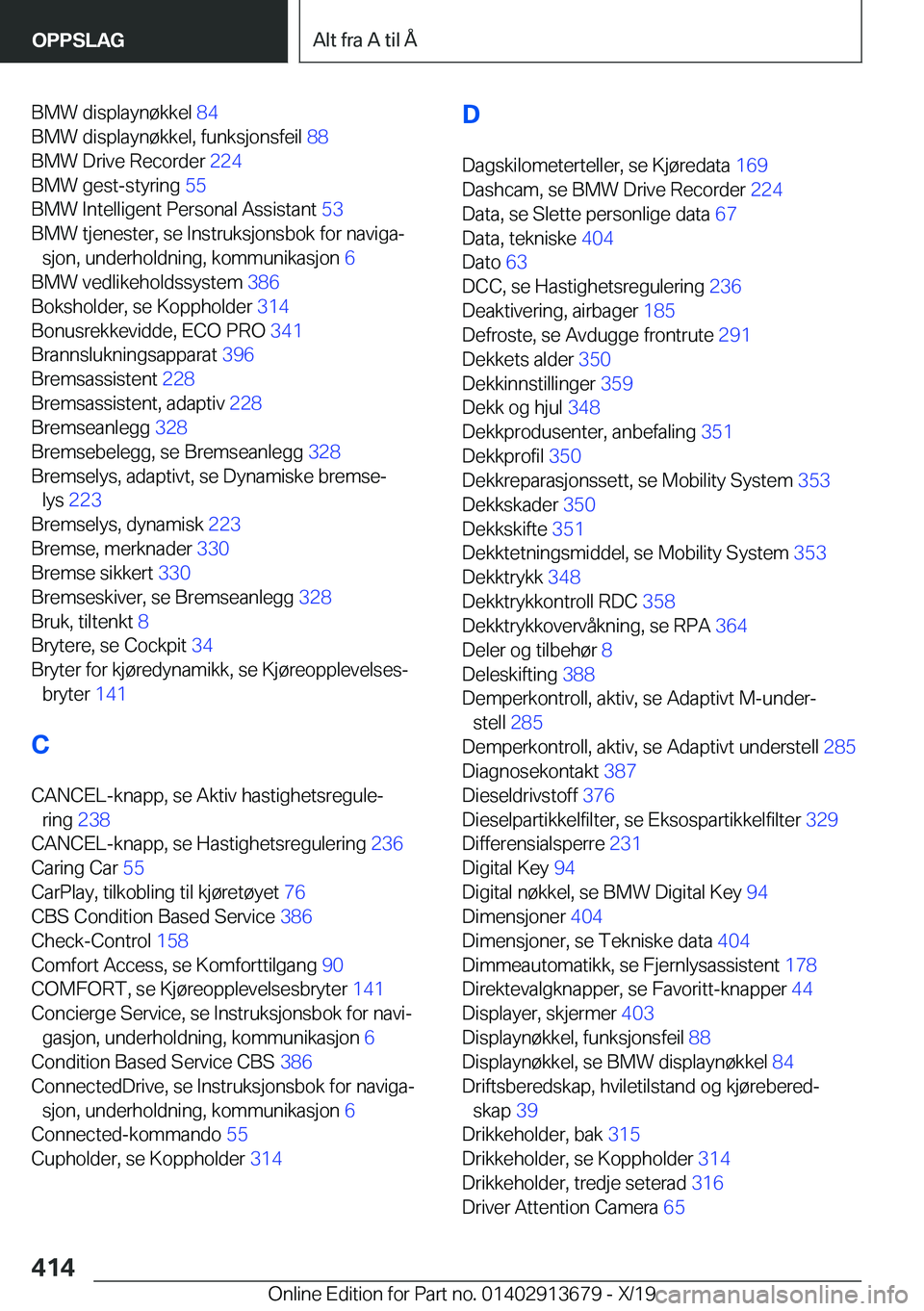 BMW X5 2020  InstruksjonsbØker (in Norwegian) �B�M�W��d�i�s�p�l�a�y�n�