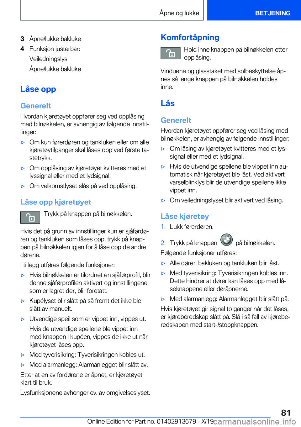 BMW X5 2020  InstruksjonsbØker (in Norwegian) �3�