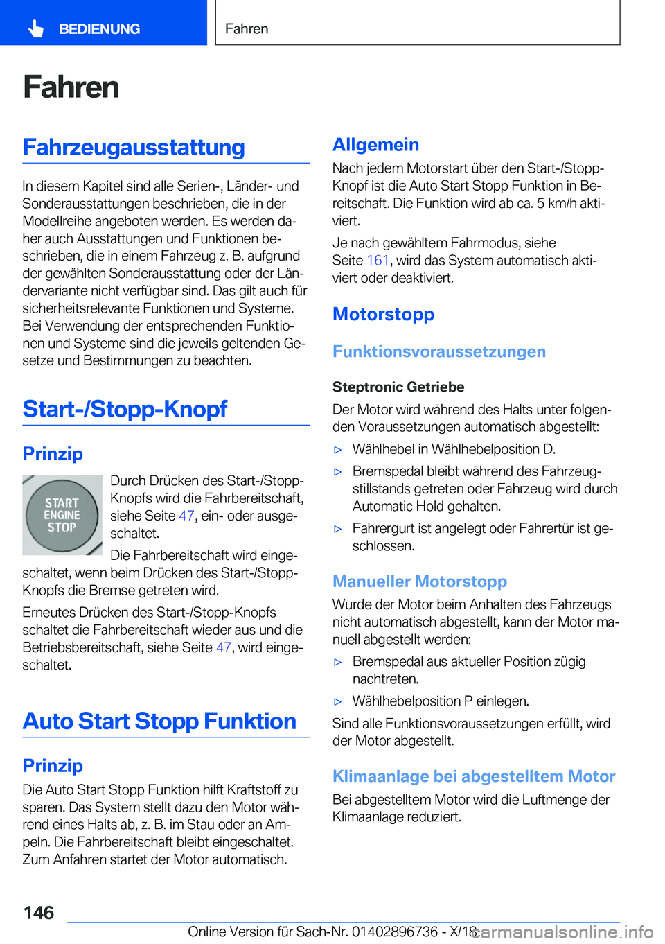 BMW X5 2019  Betriebsanleitungen (in German) �F�a�h�r�e�n�F�a�h�r�z�e�u�g�a�u�s�s�t�a�t�t�u�n�g
�I�n��d�i�e�s�e�m��K�a�p�i�t�e�l��s�i�n�d��a�l�l�e��S�e�r�i�e�n�-�,��L�