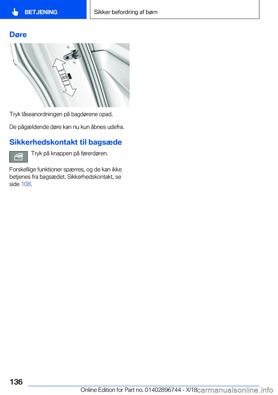 BMW X5 2019  InstruktionsbØger (in Danish) �D�