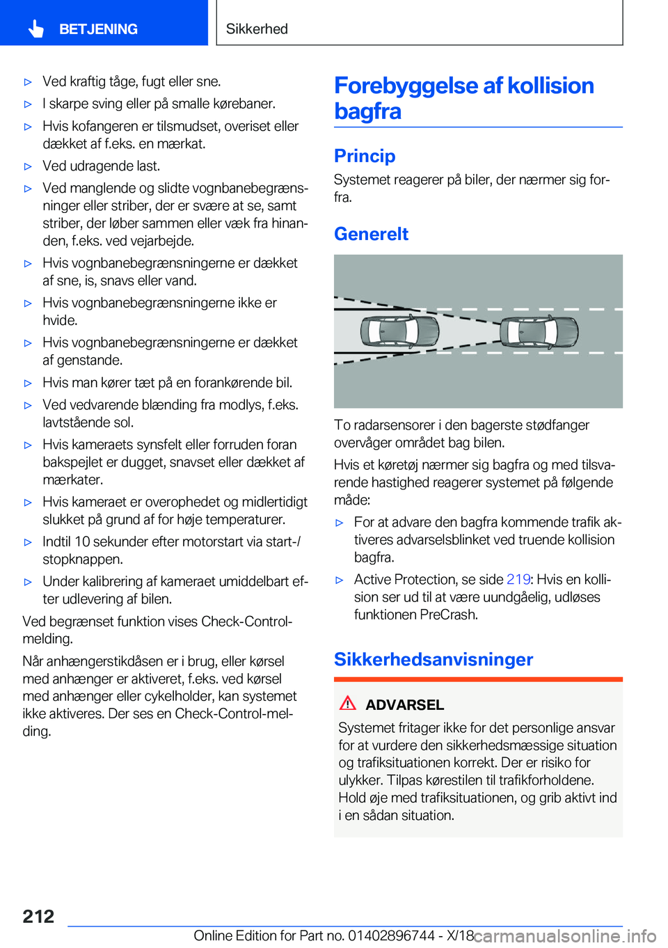 BMW X5 2019  InstruktionsbØger (in Danish) 'x�V�e�d��k�r�a�f�t�i�g��t�å�g�e�,��f�u�g�t��e�l�l�e�r��s�n�e�.'x�I��s�k�a�r�p�e��s�v�i�n�g��e�l�l�e�r��p�å��s�m�a�l�l�e��k�