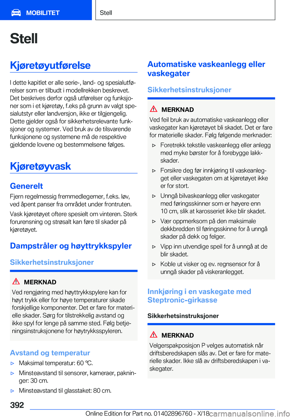 BMW X5 2019  InstruksjonsbØker (in Norwegian) �S�t�e�l�l�K�j�
