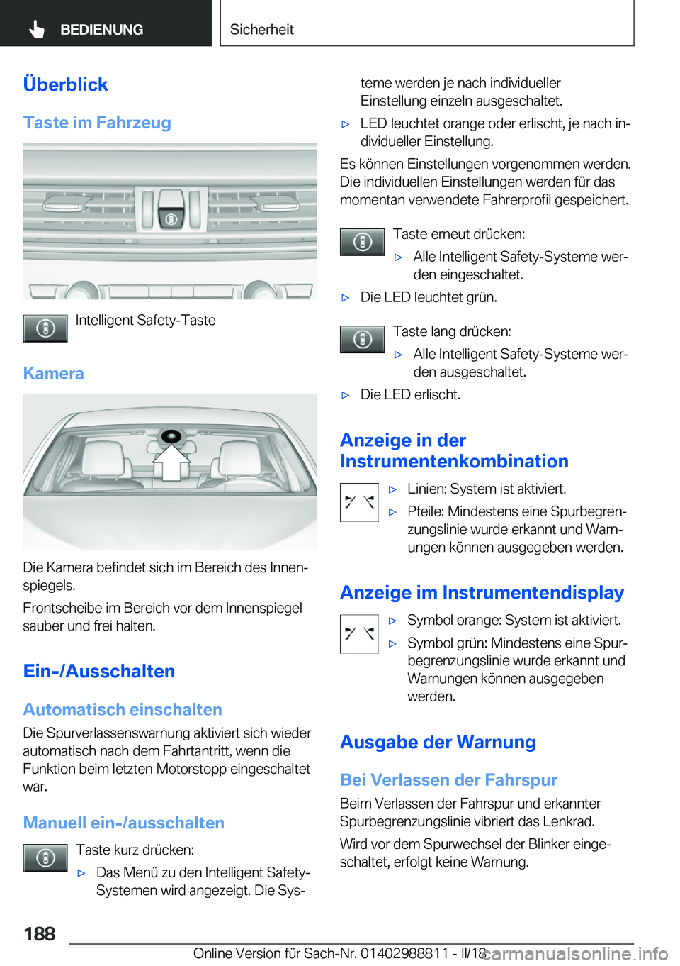 BMW X5 2018  Betriebsanleitungen (in German) �