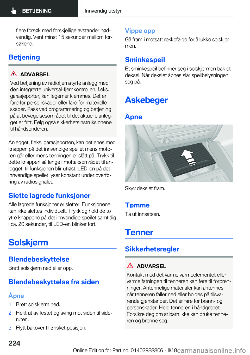 BMW X5 2018  InstruksjonsbØker (in Norwegian) �f�l�e�r�e� �f�o�r�s�