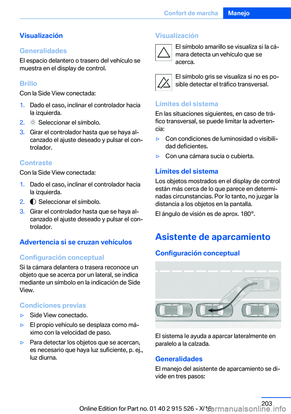 BMW X5 2017  Manuales de Empleo (in Spanish) �V�i�s�u�a�l�i�z�a�c�i�