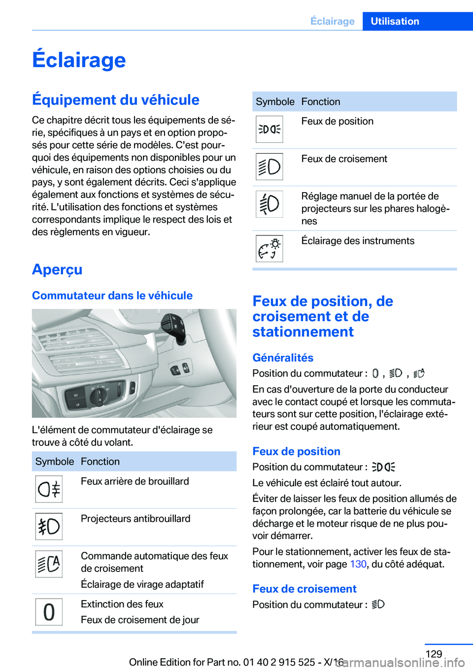 BMW X5 2017  Notices Demploi (in French) �