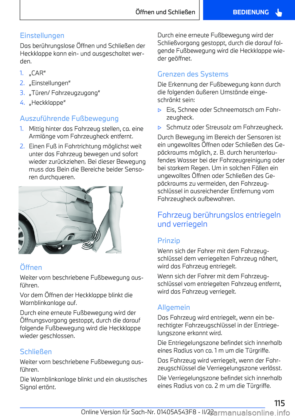 BMW X5 M 2022  Betriebsanleitungen (in German) EinstellungenDas ber