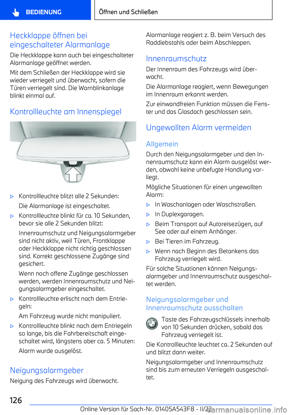 BMW X5 M 2022  Betriebsanleitungen (in German) Heckklappe 