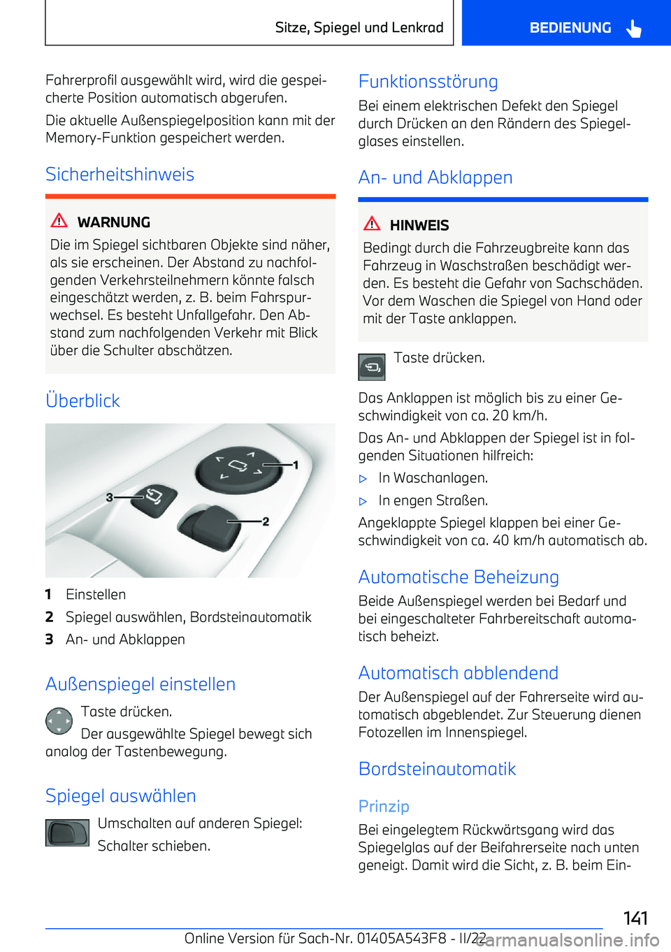 BMW X5 M 2022  Betriebsanleitungen (in German) Fahrerprofil ausgew