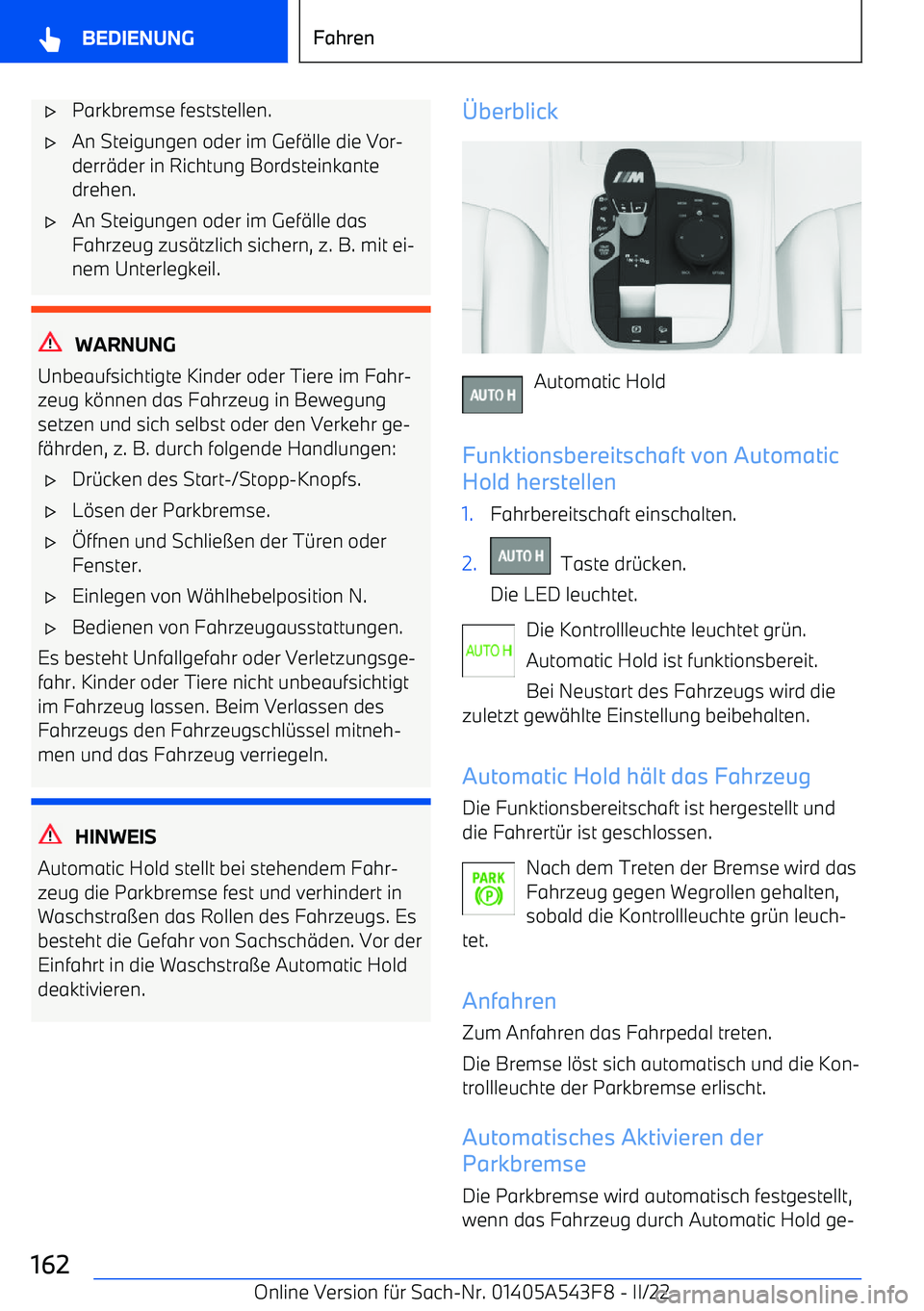 BMW X5 M 2022  Betriebsanleitungen (in German) 
