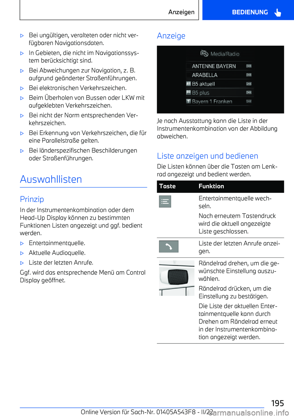 BMW X5 M 2022  Betriebsanleitungen (in German) 
