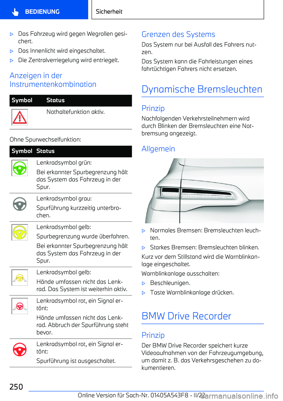 BMW X5 M 2022  Betriebsanleitungen (in German) 