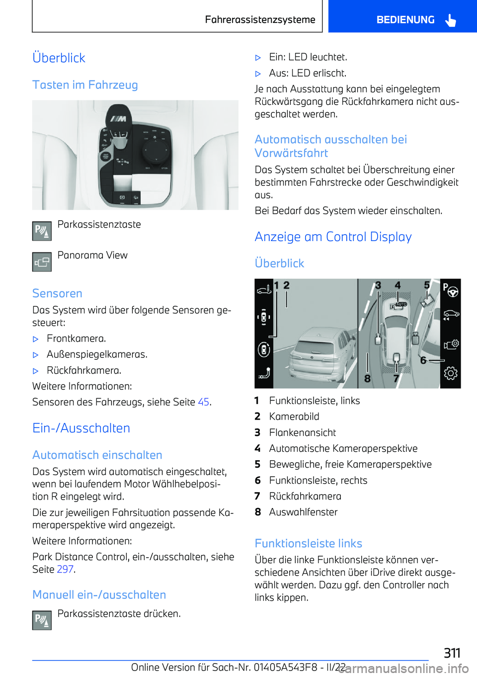 BMW X5 M 2022  Betriebsanleitungen (in German) 
