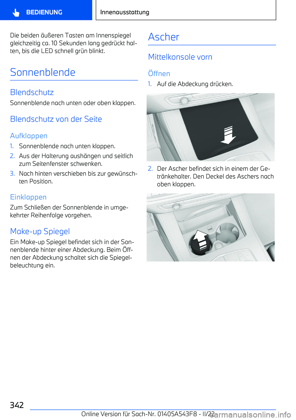 BMW X5 M 2022  Betriebsanleitungen (in German) Die beiden 