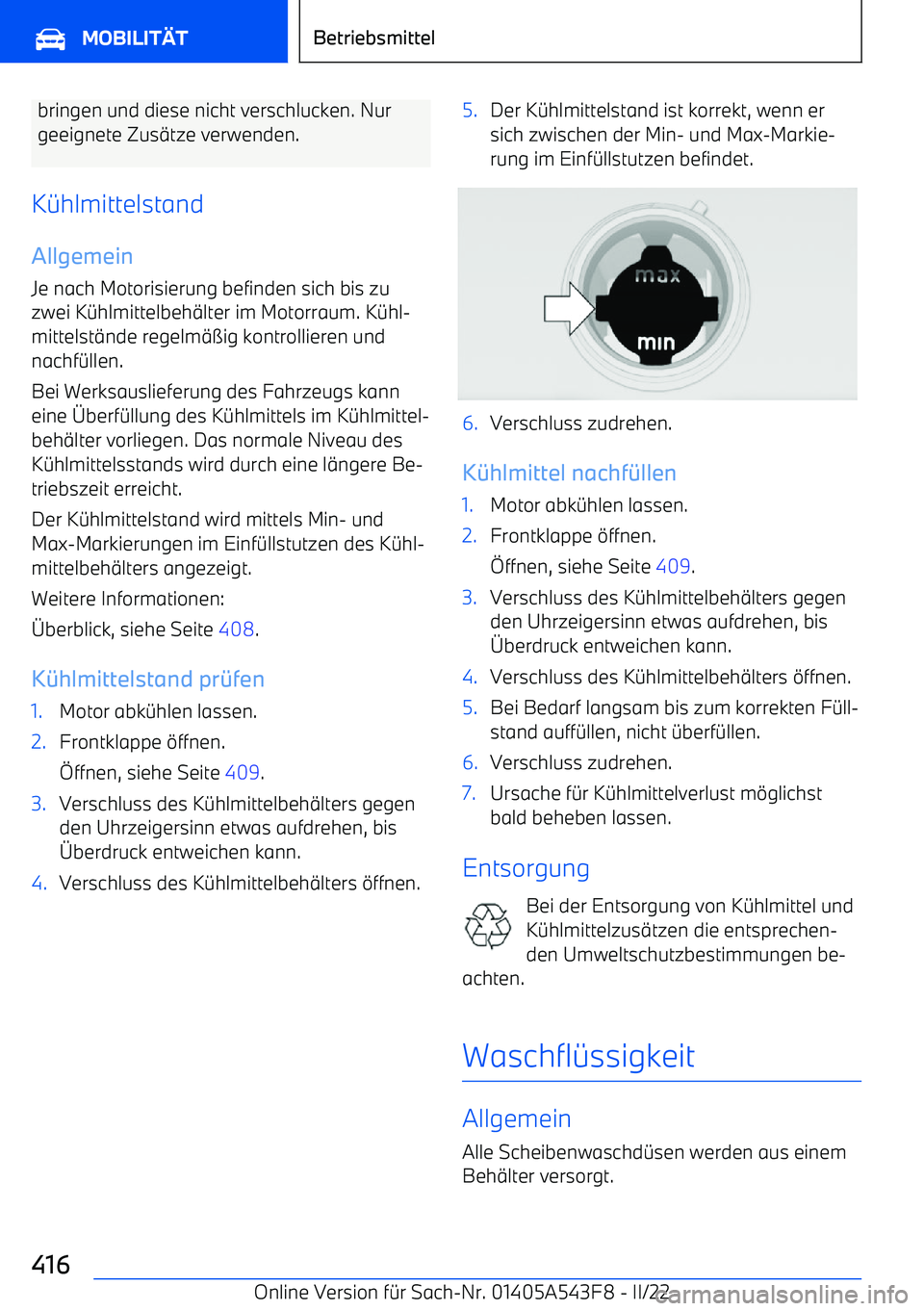 BMW X5 M 2022  Betriebsanleitungen (in German) bringen und diese nicht verschlucken. Nurgeeignete Zus