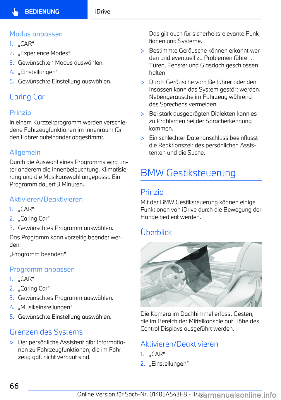 BMW X5 M 2022  Betriebsanleitungen (in German) Modus anpassen1.