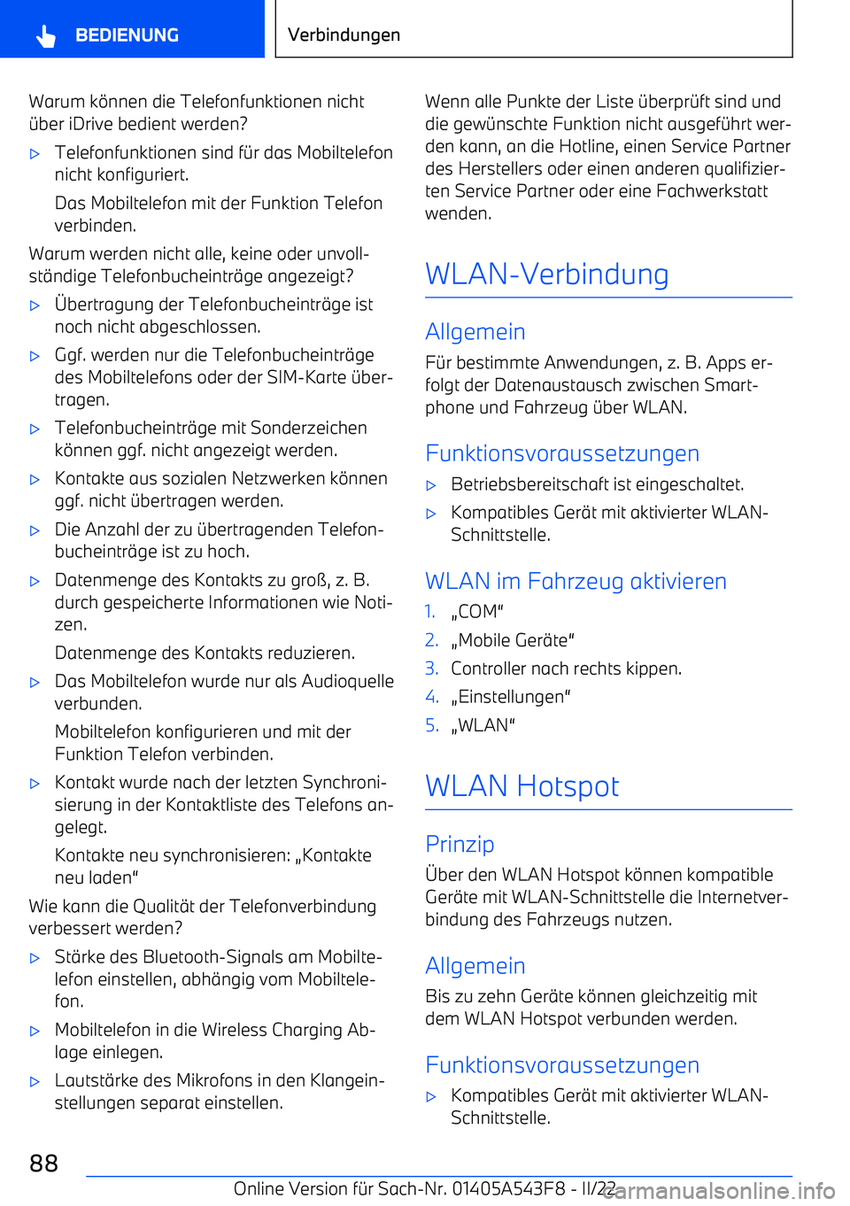 BMW X5 M 2022  Betriebsanleitungen (in German) Warum k