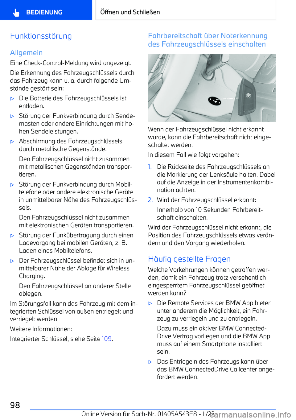 BMW X5 M 2022  Betriebsanleitungen (in German) Funktionsst