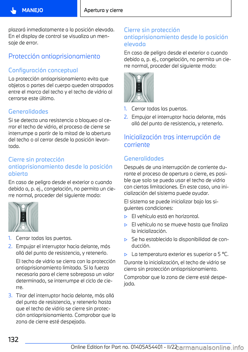 BMW X5 M 2022  Manuales de Empleo (in Spanish) plazar