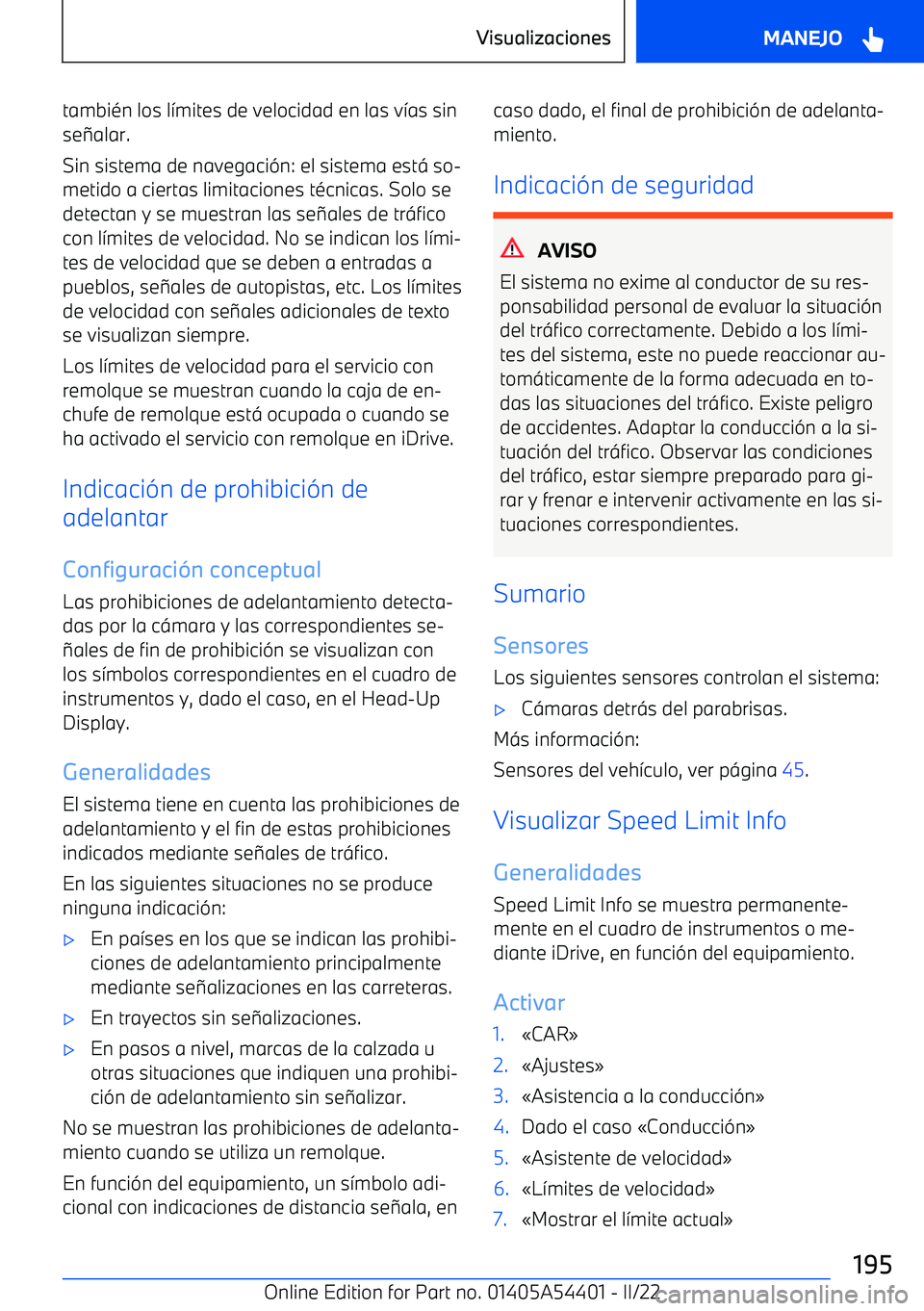 BMW X5 M 2022  Manuales de Empleo (in Spanish) tambi