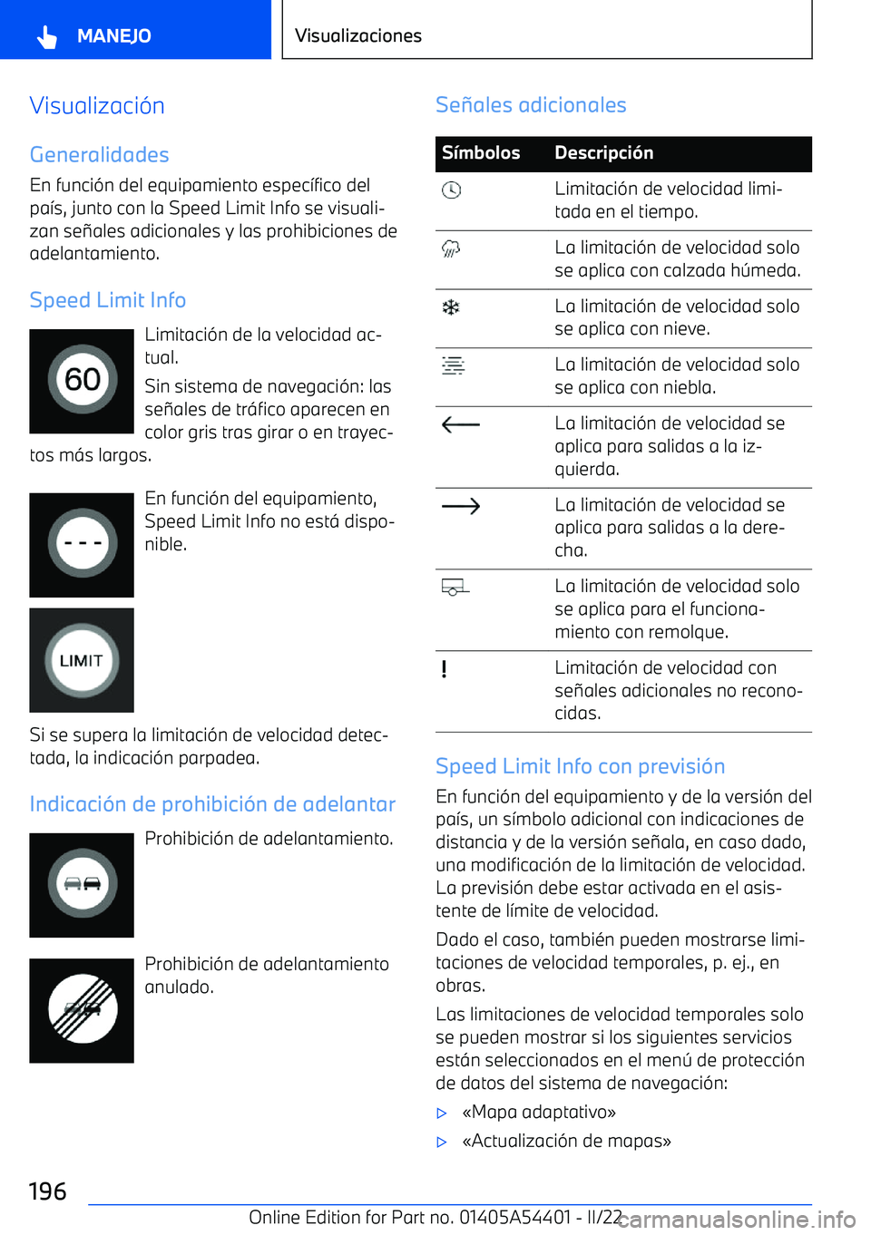 BMW X5 M 2022  Manuales de Empleo (in Spanish) Visualizaci