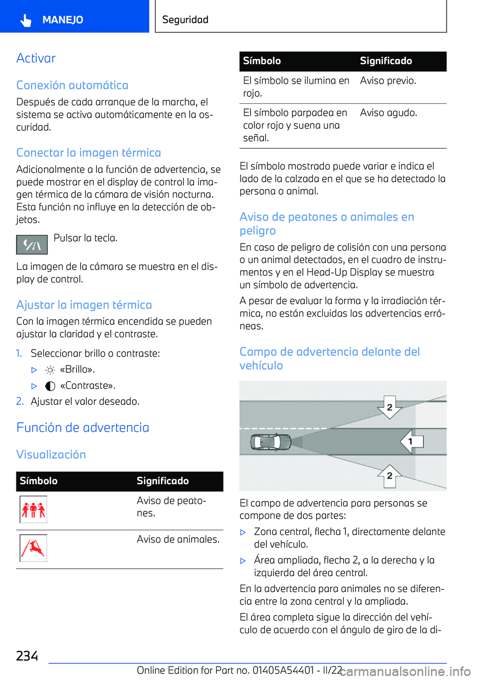 BMW X5 M 2022  Manuales de Empleo (in Spanish) ActivarConexi