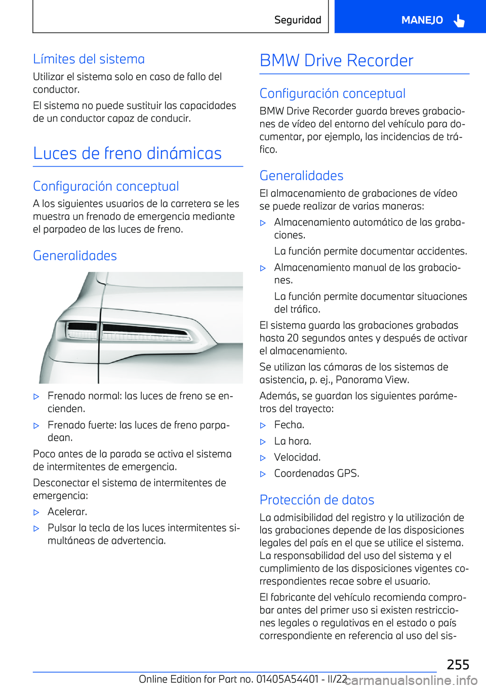 BMW X5 M 2022  Manuales de Empleo (in Spanish) L