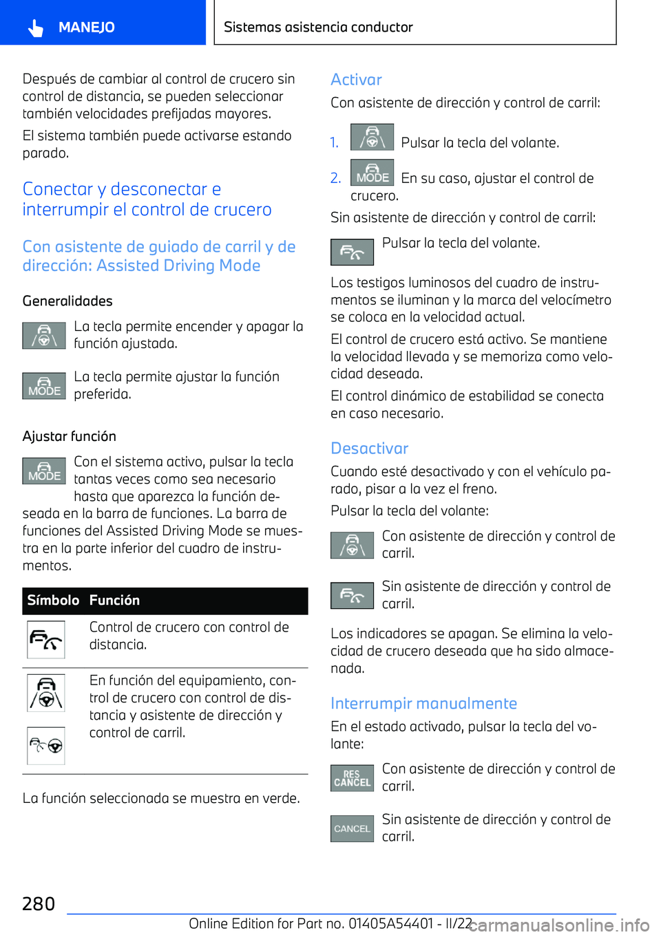 BMW X5 M 2022  Manuales de Empleo (in Spanish) Despu
