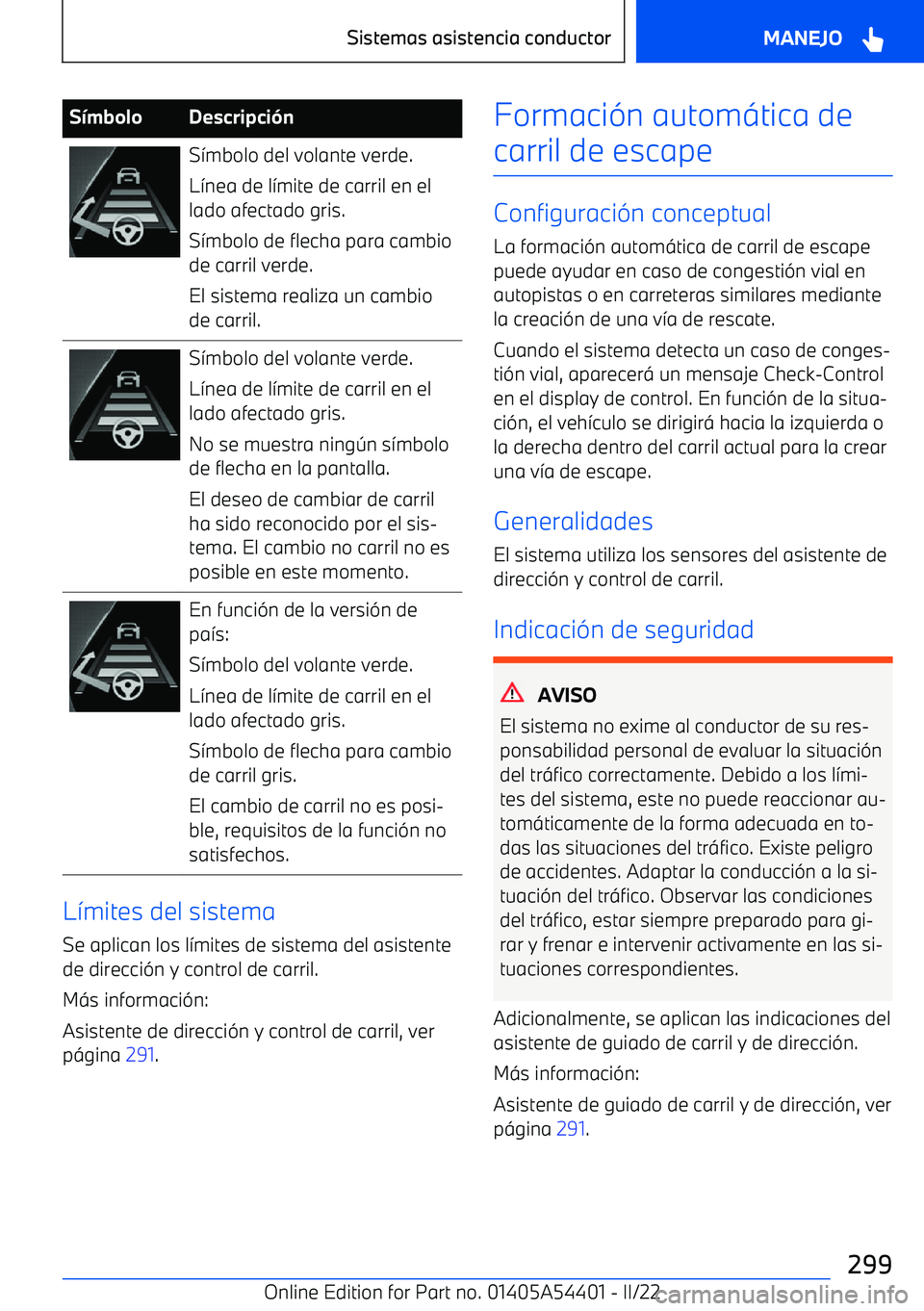 BMW X5 M 2022  Manuales de Empleo (in Spanish) S