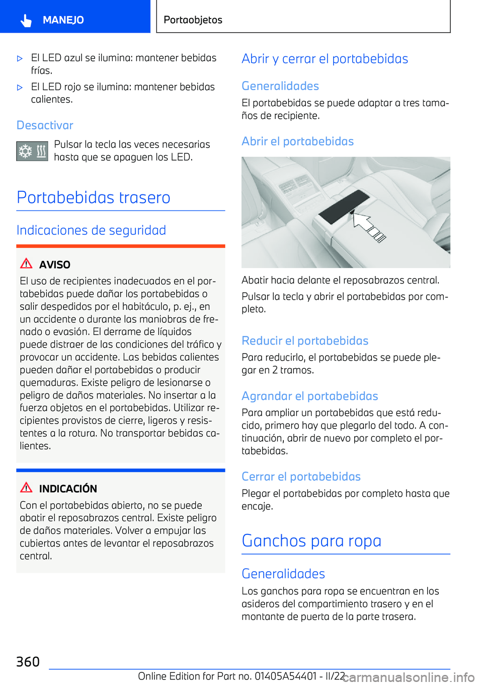 BMW X5 M 2022  Manuales de Empleo (in Spanish) 