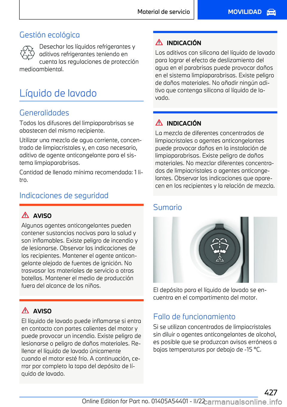 BMW X5 M 2022  Manuales de Empleo (in Spanish) Gesti