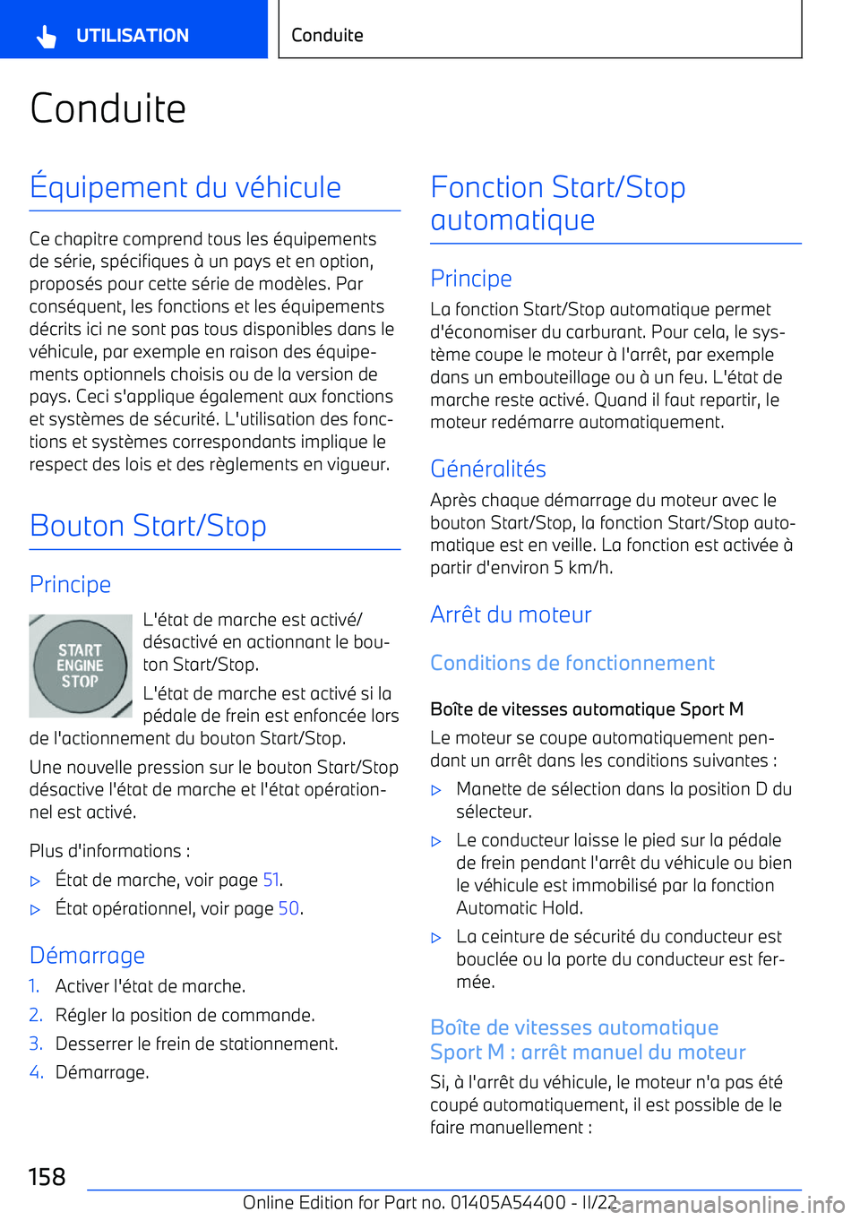 BMW X5 M 2022  Notices Demploi (in French) Conduite