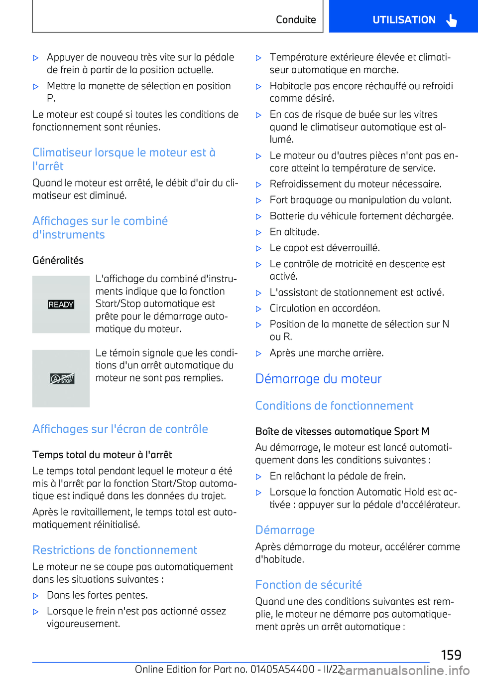 BMW X5 M 2022  Notices Demploi (in French) 