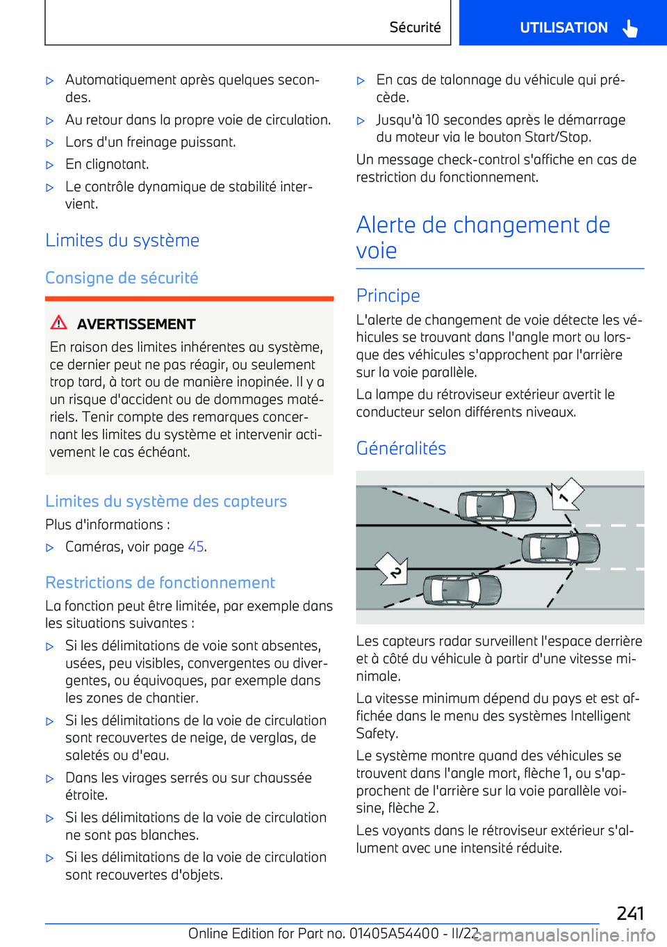 BMW X5 M 2022  Notices Demploi (in French) 